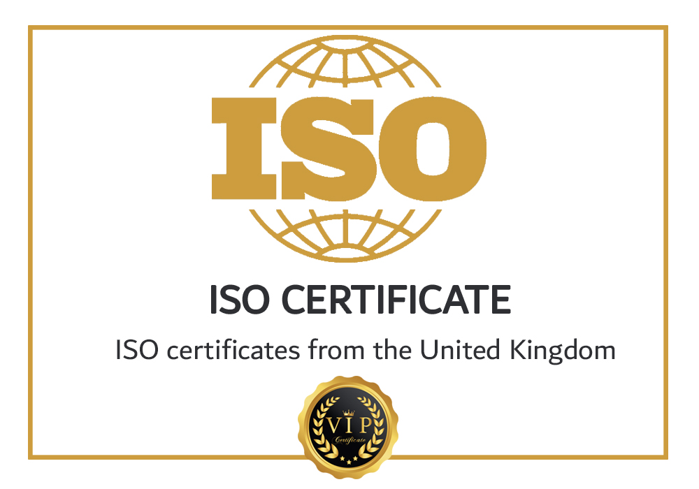 Authority for obtaining & issuance of different types of ISO certificates from the United Kingdom